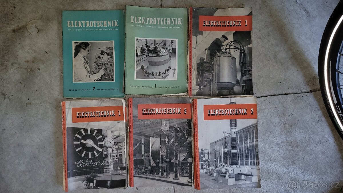 Časopisy Elektrotechnik ročníky 1957-1962