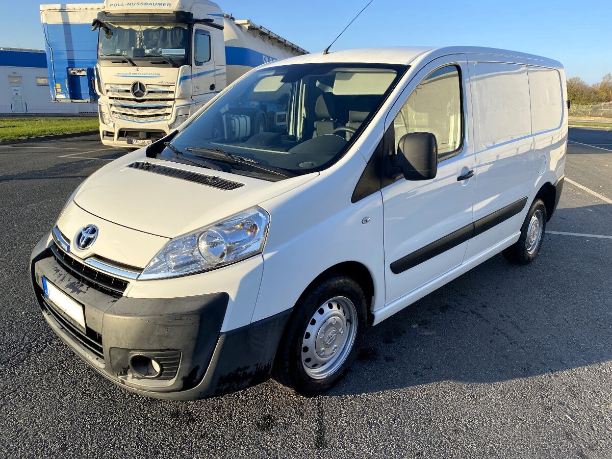 Toyota ProAce 1,6 D-4D, 3 místa, klima, pěkný stav