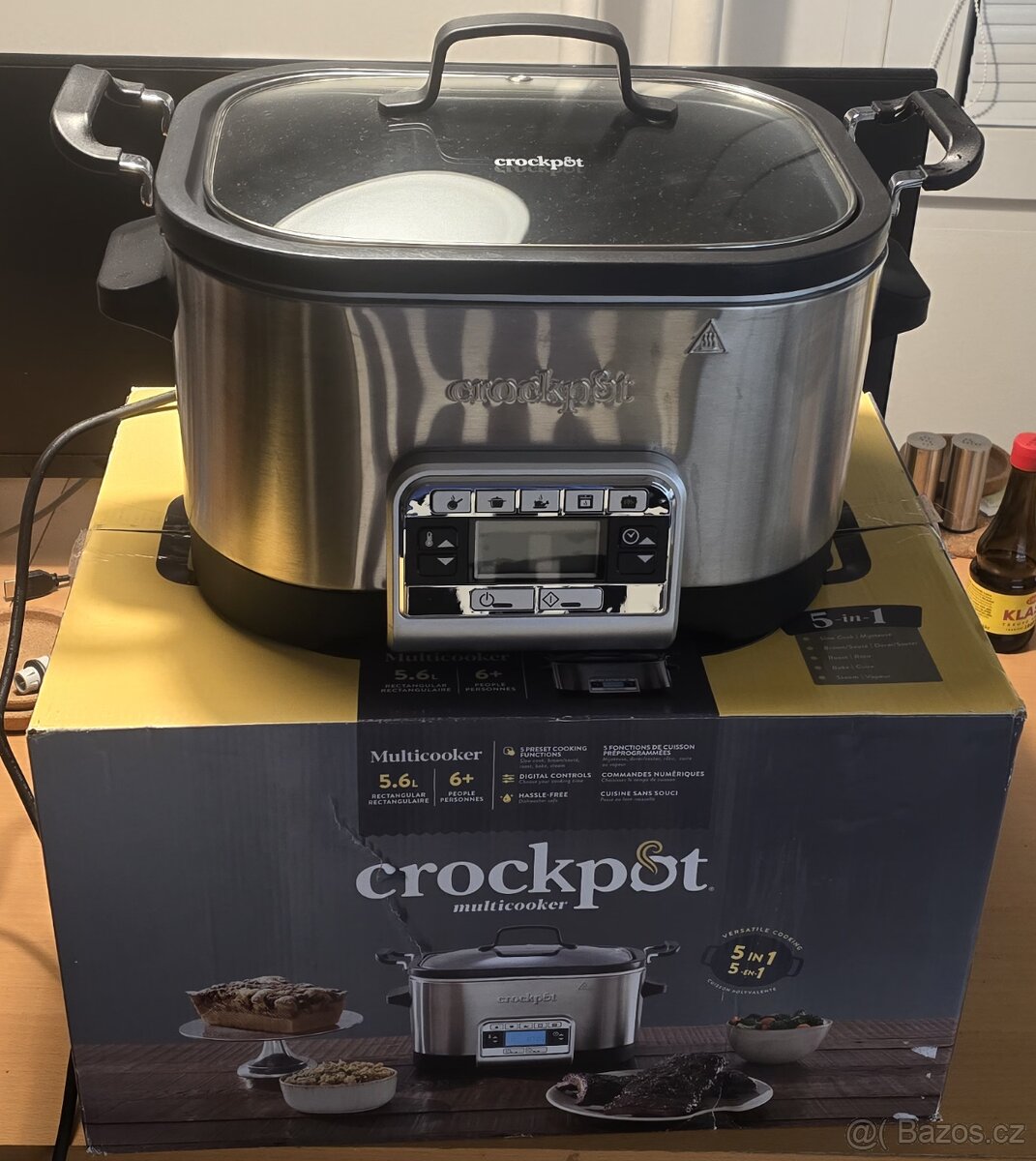 CrockPot CSC024X Pomalý a multifunkční hrnec, 5,6 l