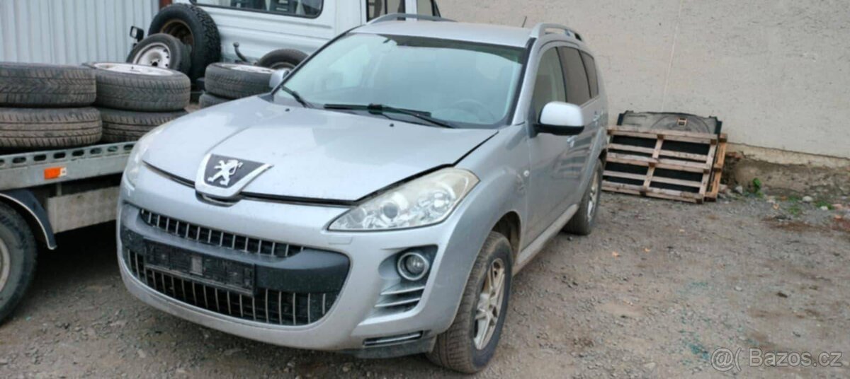 Peugeot 4007, 2.2Hdi, 115kw, 4HN, stříbrná barva