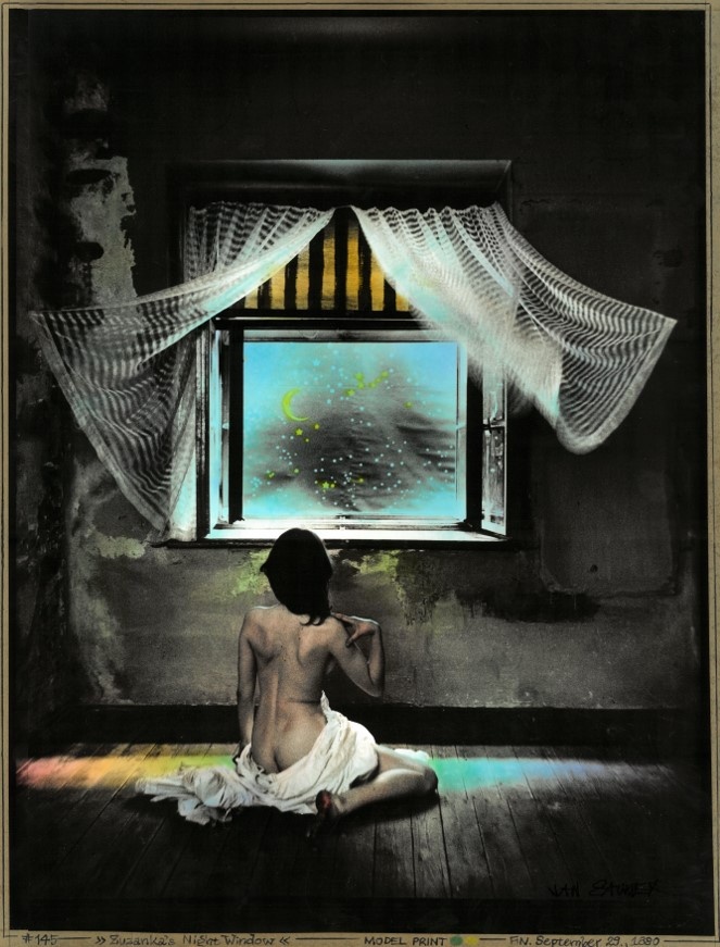 Jan Saudek - Zuzanka´s Night Window - orig.kolor.fotografie