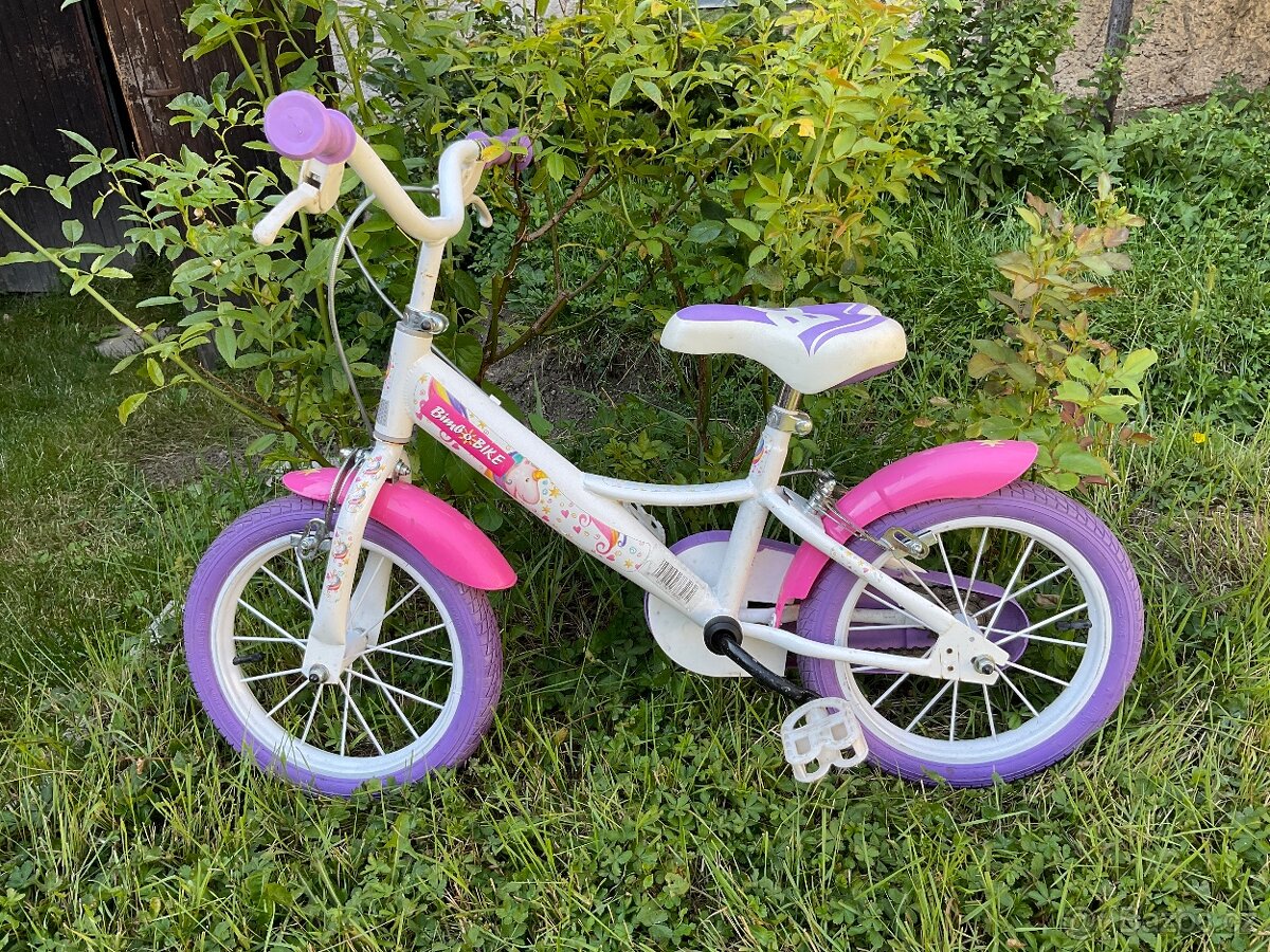 Dívčí kolo Bimbo bike- Unicorn- vel.16