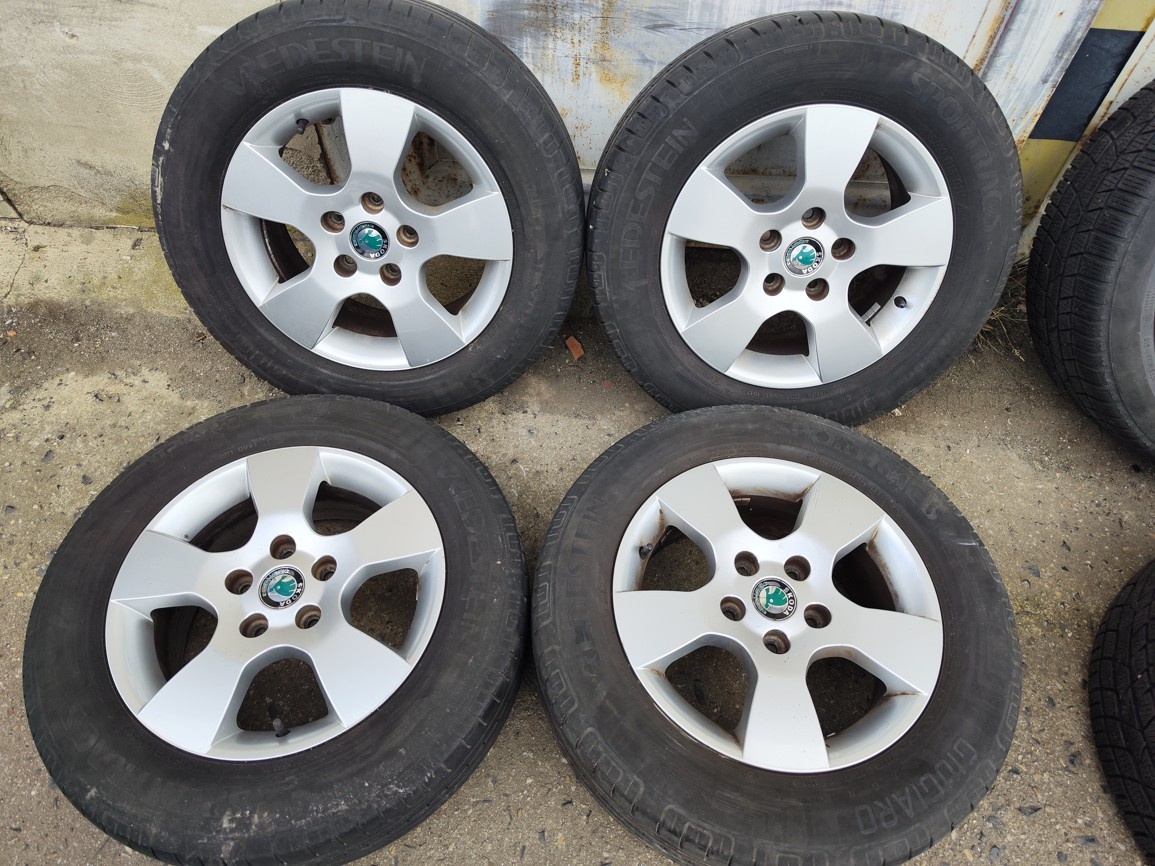 15"letní alu sada Helios 5x112 origo Škoda Octavia 2 Golf 5