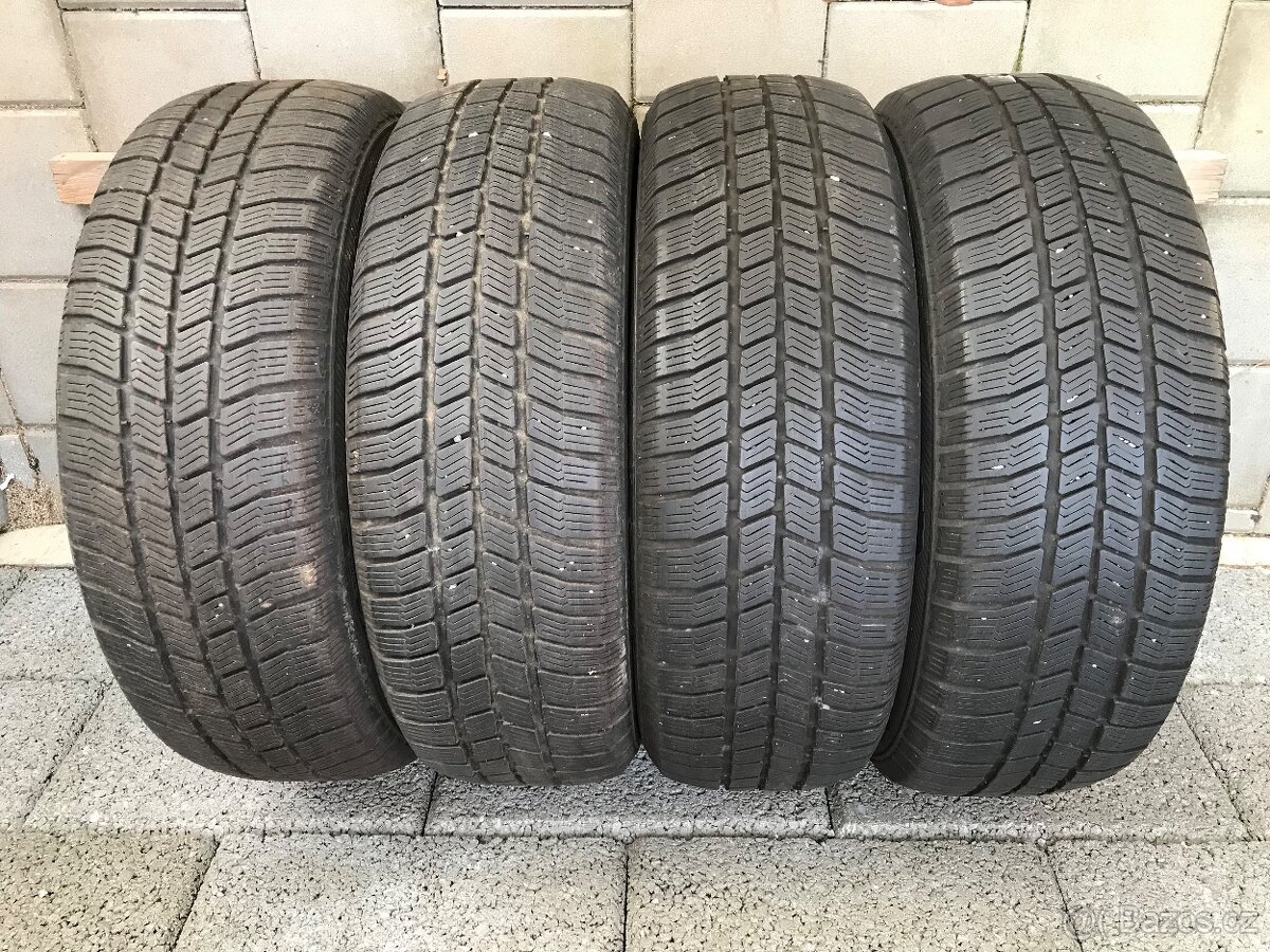 4 zimní pneu Barum 195/65 R15, vzorek 5mm