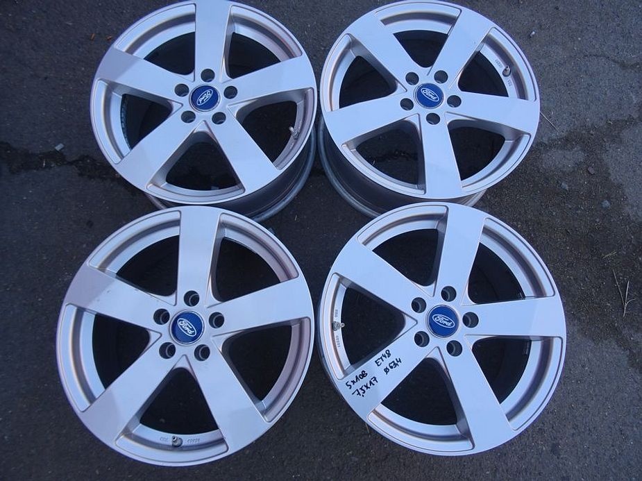 Alu disky pro Ford 17", 5x108, ET 48, šíře 7,5J, TPMS