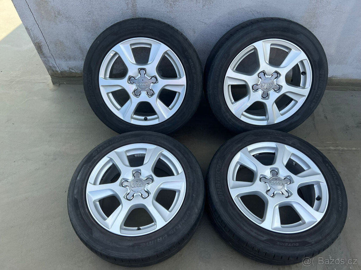 205/55R16 letní pneu alu kola AUDI-ŠKODA-VW 7x16 5x112 ET46