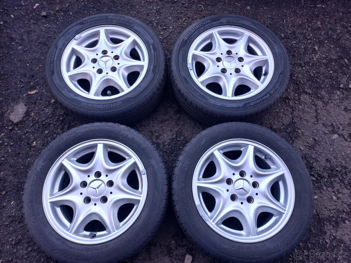 Sada Orig ALU kol Mercedes 195/55R15 letní