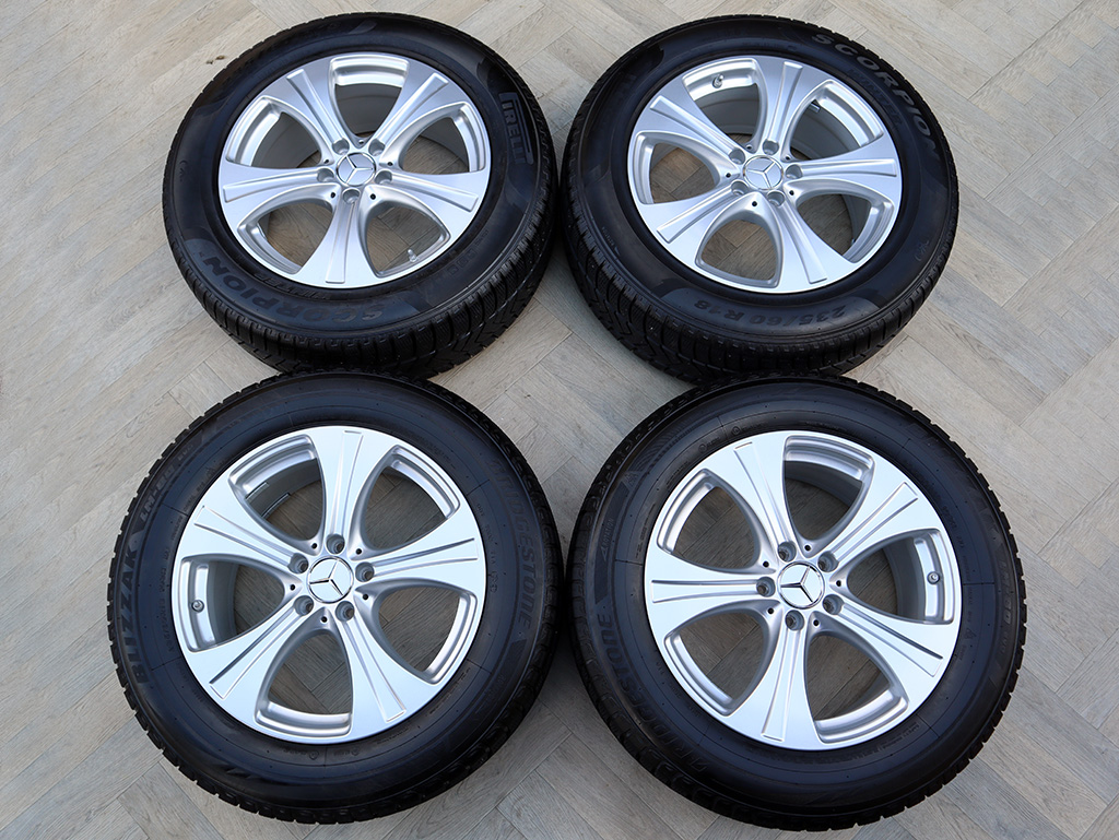 18"  5x112 ALU KOLA MERCEDES GLC W253 – ZIMNÍ+ČIDLA