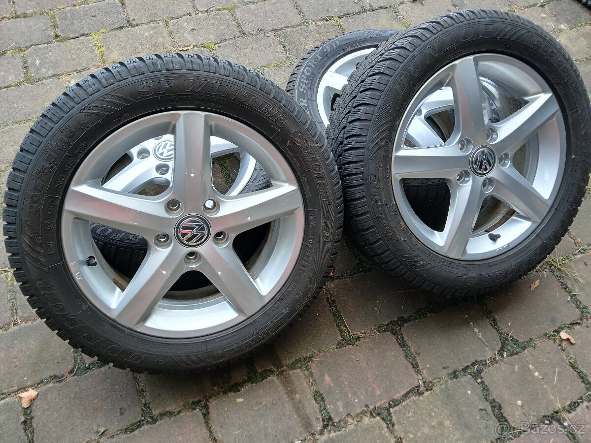 ALU kola,sada,model ASPEN,originál,205/55 R16,5x112,TOP