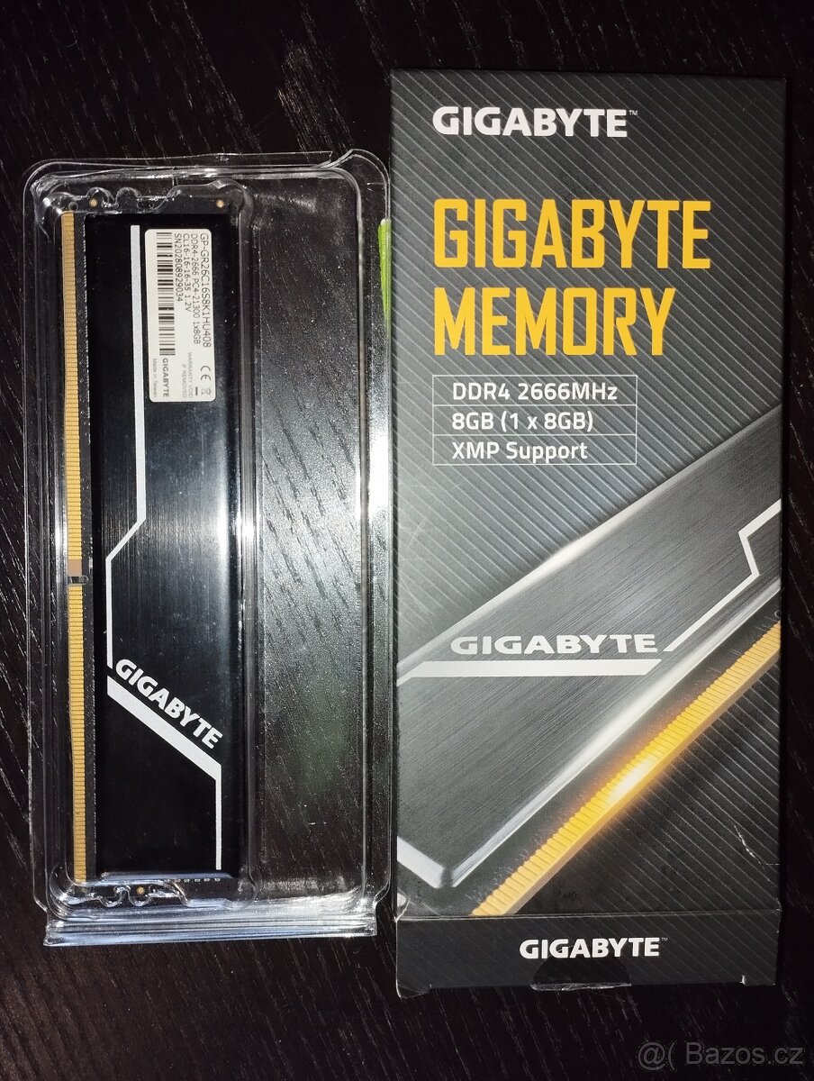 Paměť RAM GIGABYTE 8GB (1x8GB) 2666MHz DDR4