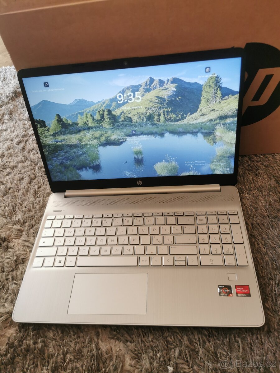 HP 15s 15"FHD/RYZEN 5/8GB DDR4/256GB M.2/W11 ZÁNOVNÍ