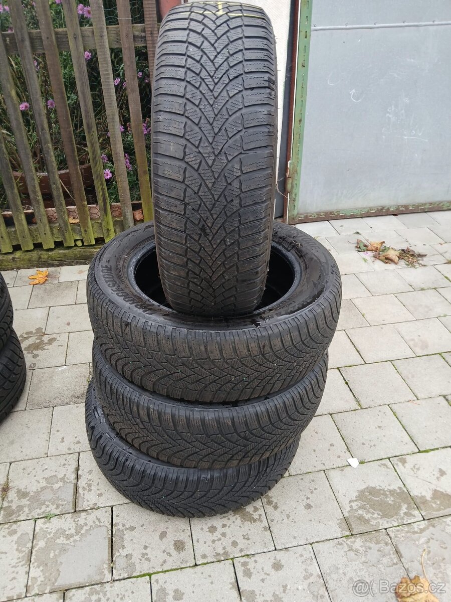 Zimní sada pneu rozměr 205/60/16 značka  Bridgestone