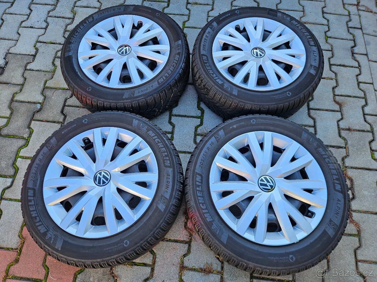 Zimní sada 5x112 Nokian 205/55/16 - Zánovní