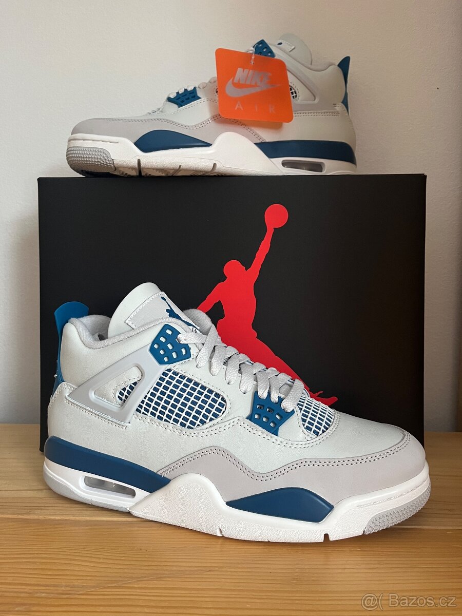 Air Jordan 4 Retro - Military Blue vel. 42