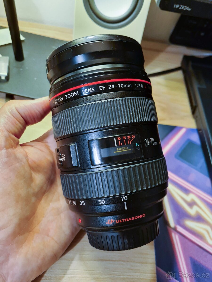 CANON EF 24-70mm f/2.8L USM nefunkční elektronika