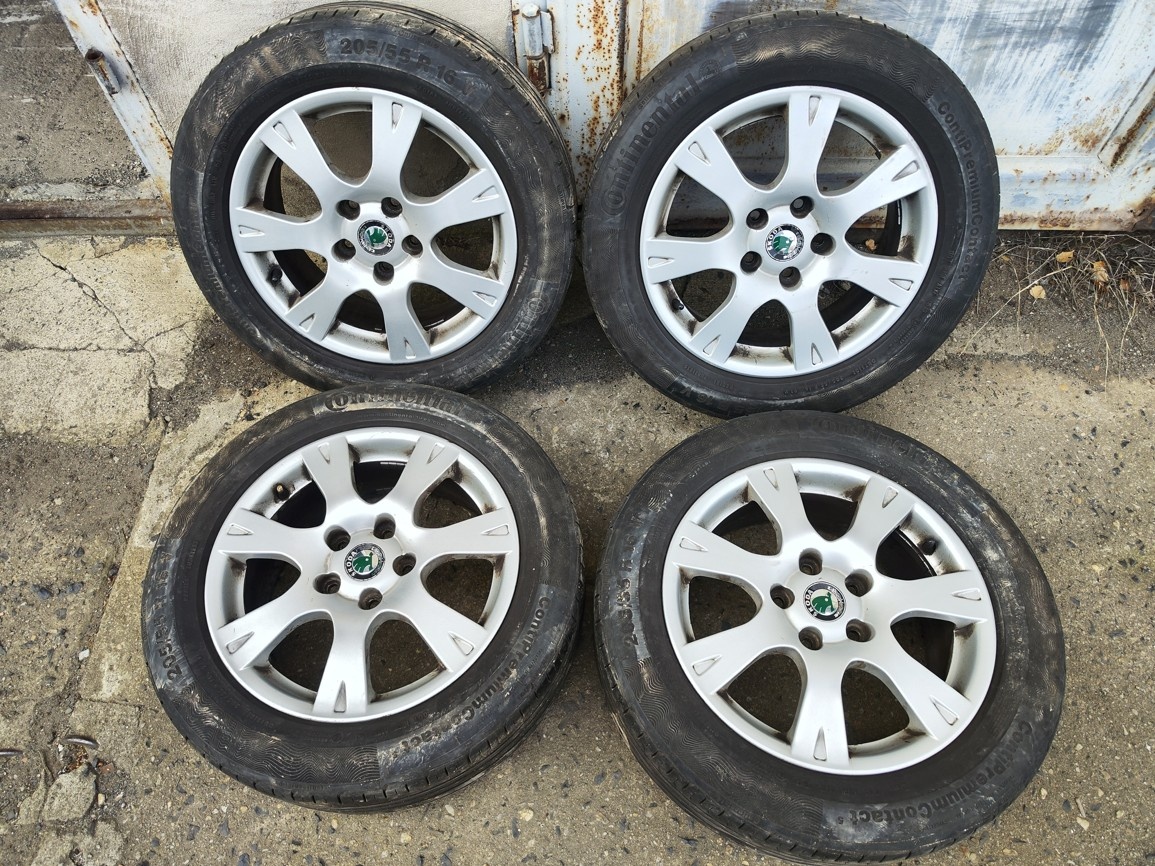 16"alu sada Sirius 5x112 origo Škoda Octavia 2 Golf 6 5