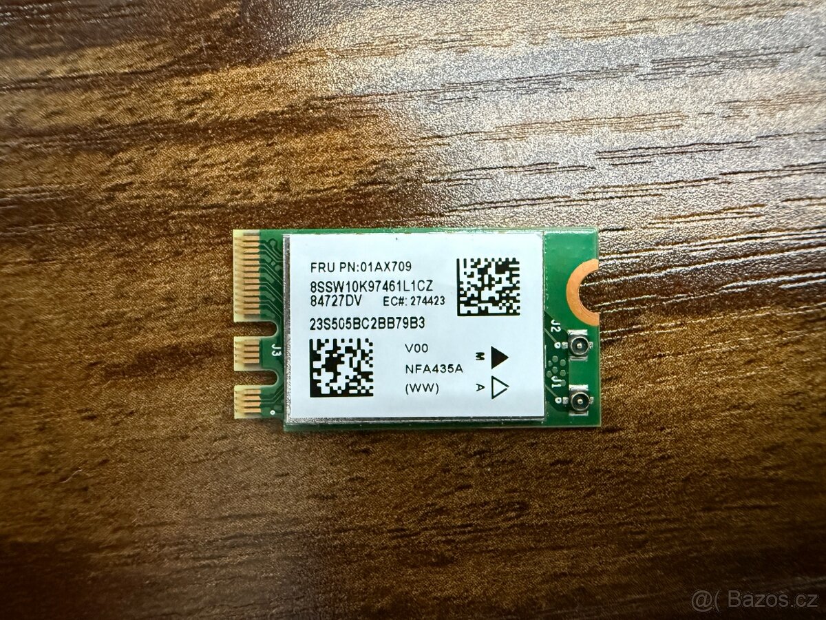 WiFi 5 (ac) a bluetooth modul pro Lenovo - originál