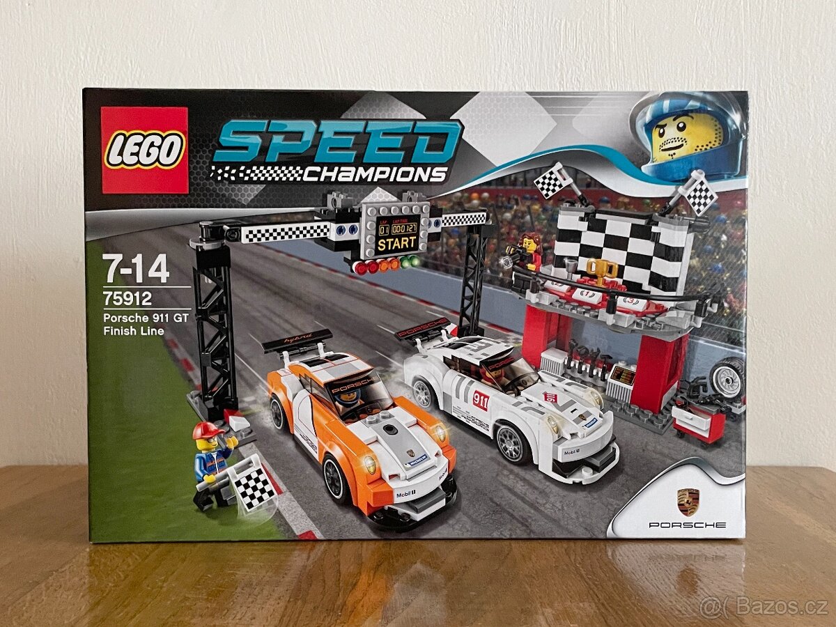 nové Lego Speed 75912 Porsche 911 GT v cílové rovince