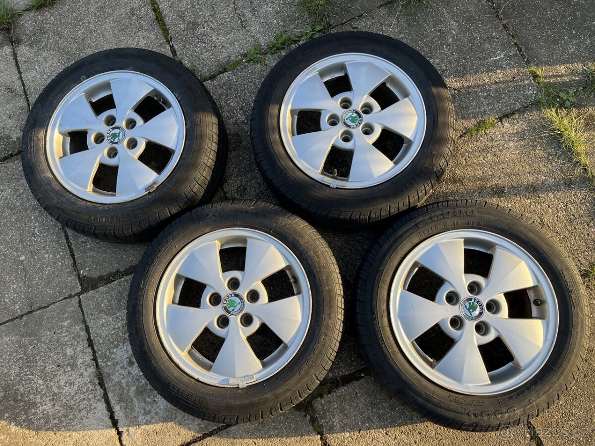 Lité disky 6Jx14H2 ET43 s pneu 185/60 R 14