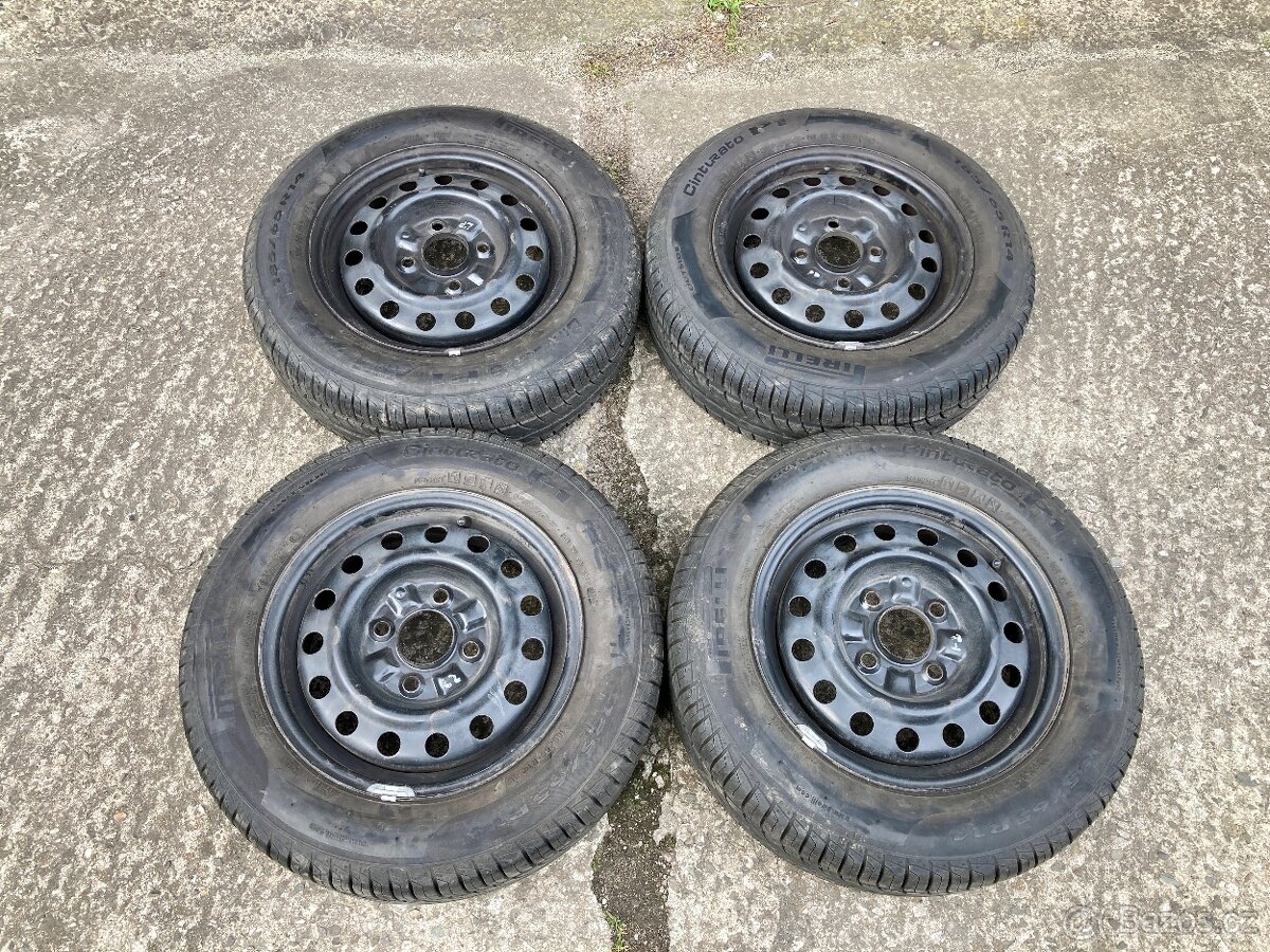 Letní sada Hyundai - 185/65/14 rozteč 4x114,3 vzorek 8mm