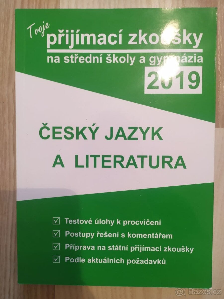 Učebnice - přijímací zkoušky na střední školy (různé druhy)