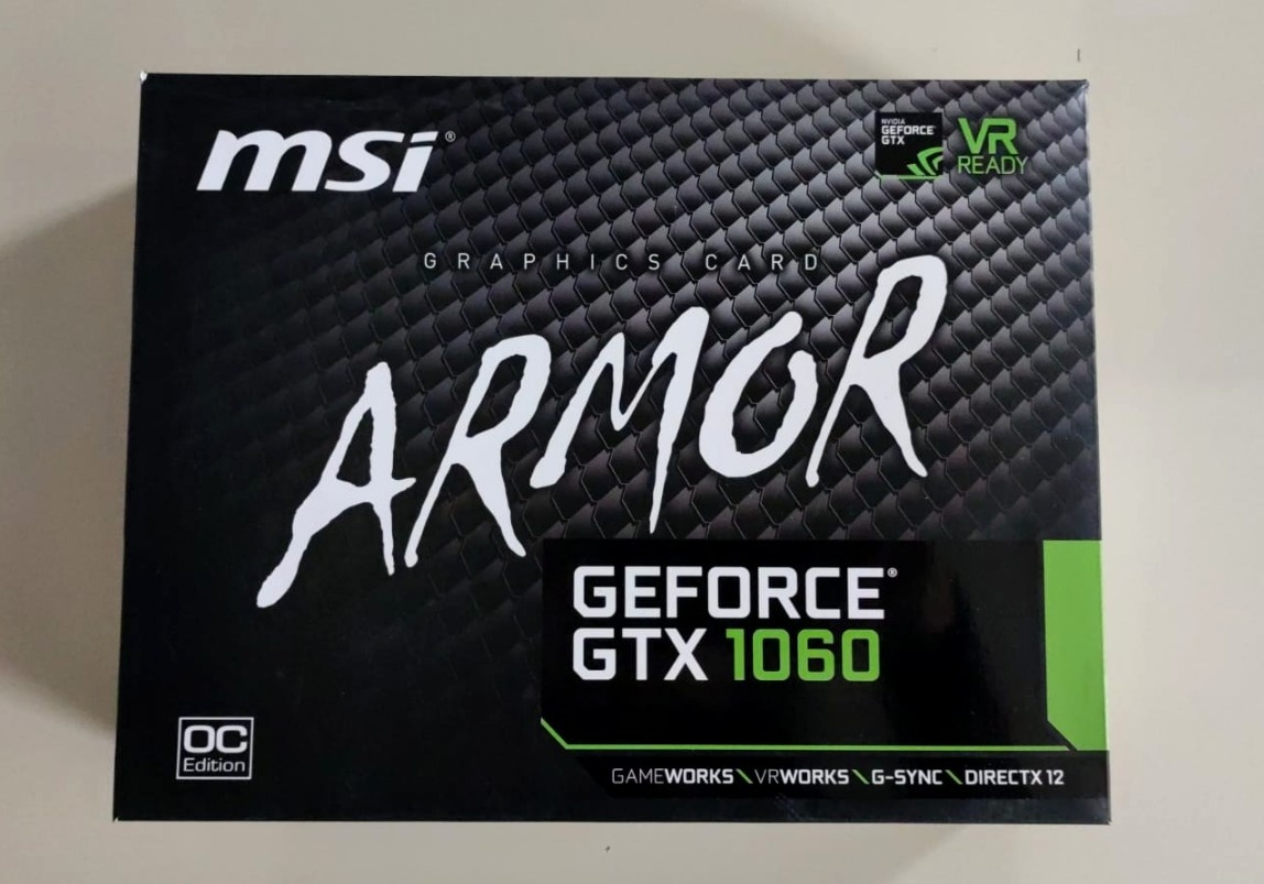 MSI Nvidia GeForce GTX 1060 grafická karta