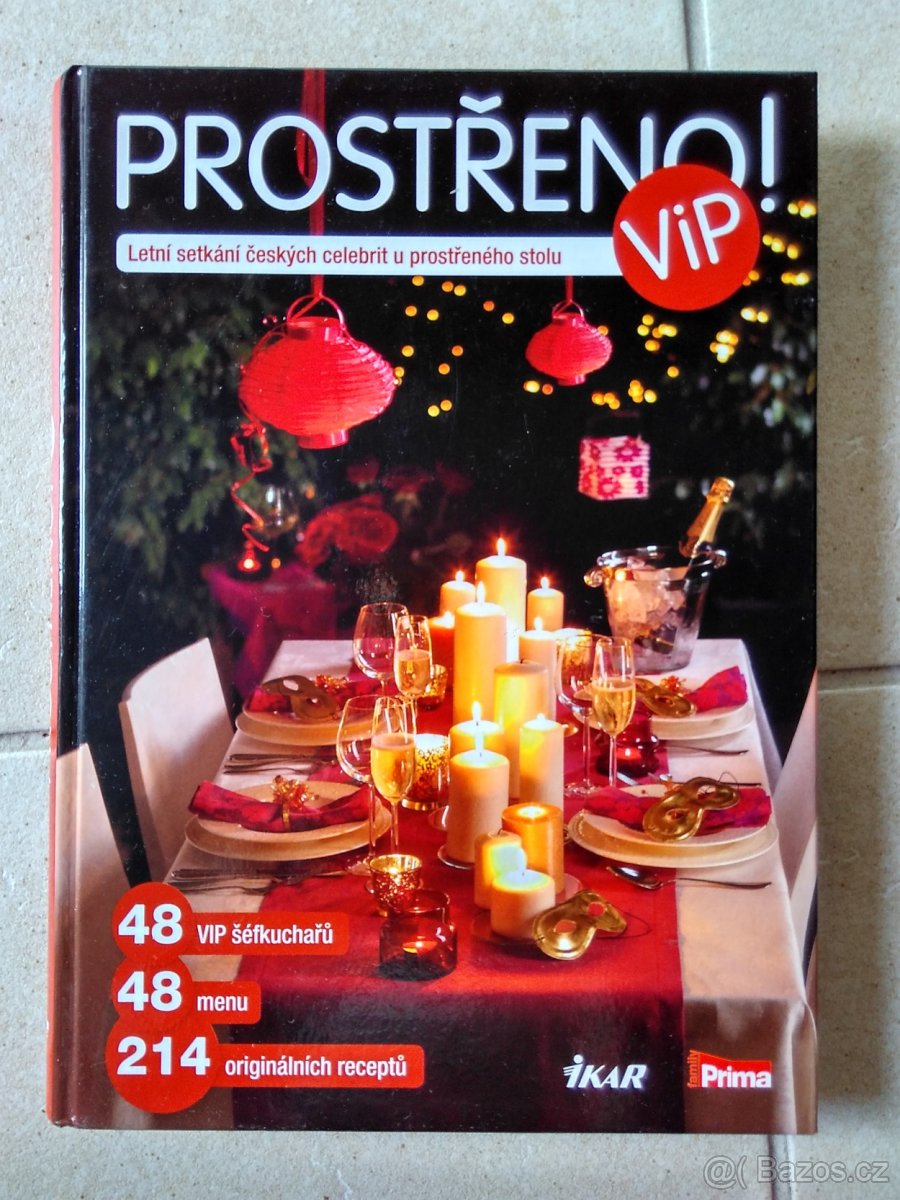 kuchařka Prostřeno VIP - Marie Formáčková