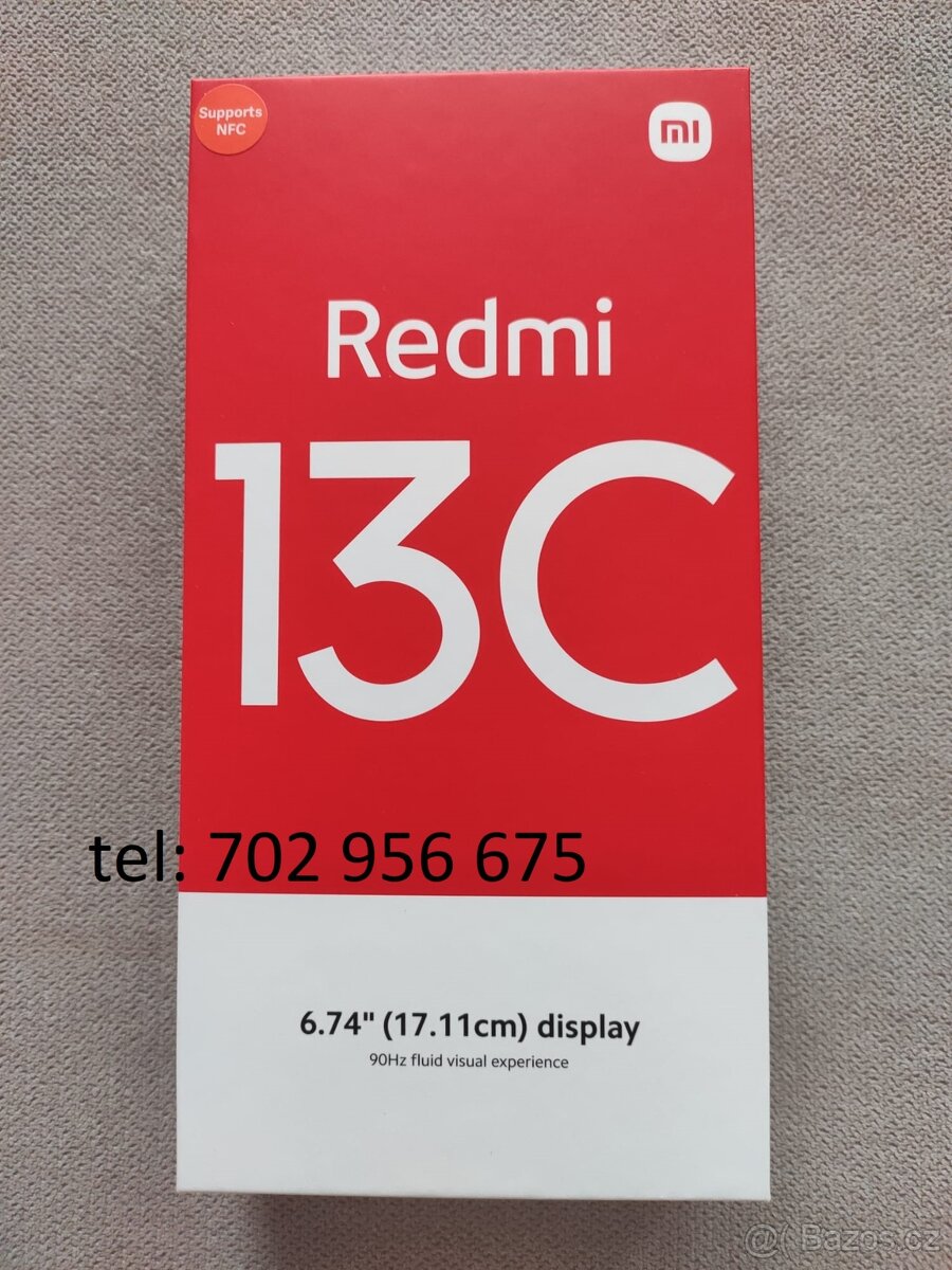 Xiaomi Redmi 13C 4 GB / 128 GB  zelený - NOVÝ, 24měs. záruka