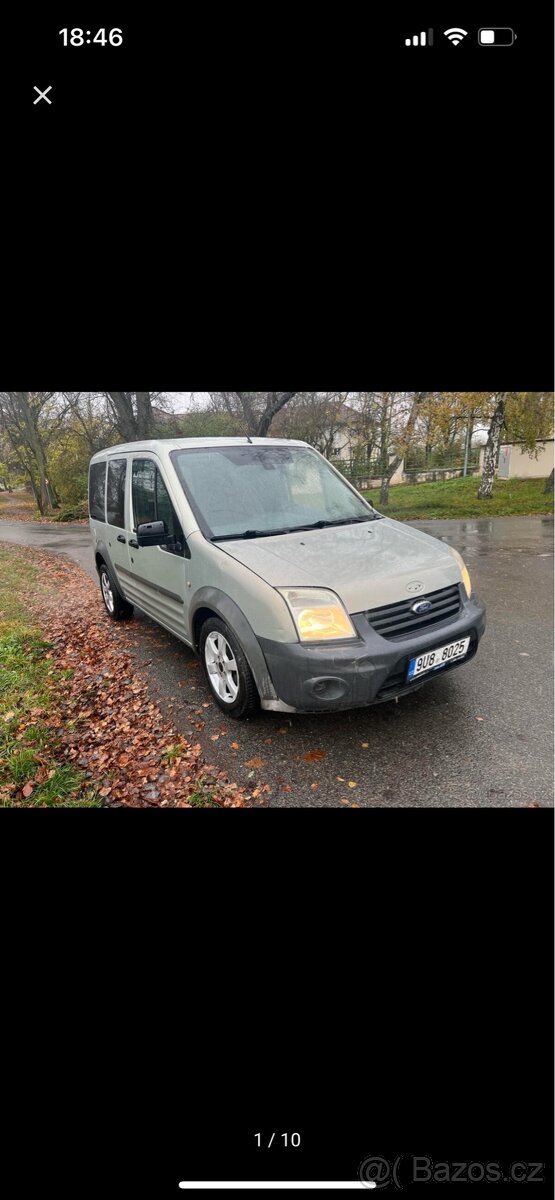 Ford transit connect 5 míst 2010