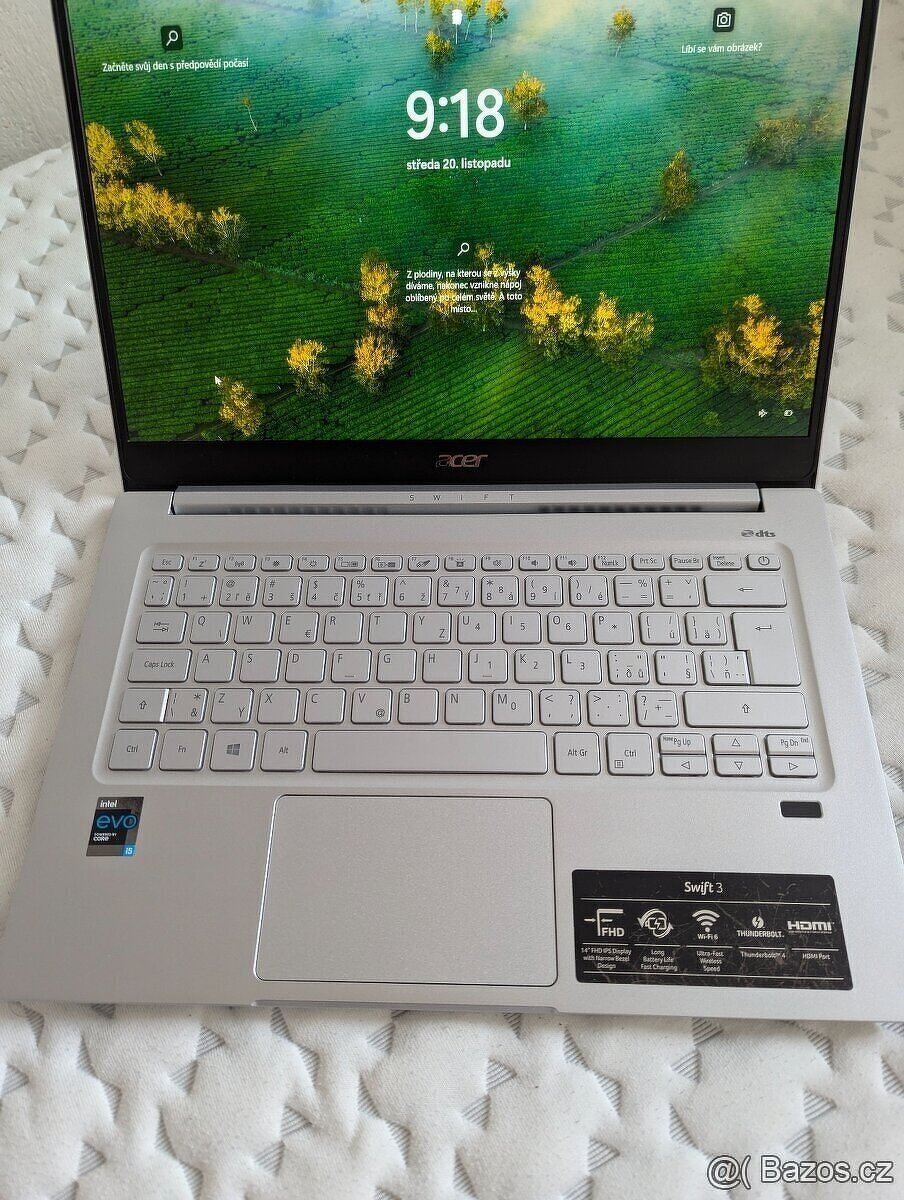 Notebook Acer Swift 3 EVO Silver 14"