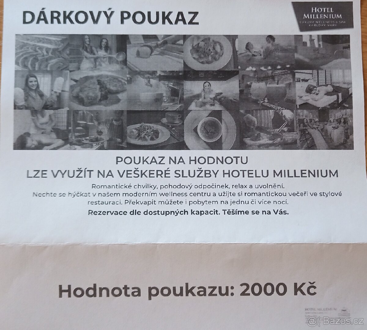 Dárkový poukaz hotel Millenium