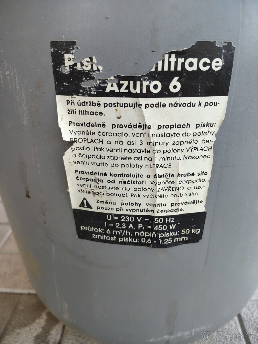 Písková filtrace Azuro 6