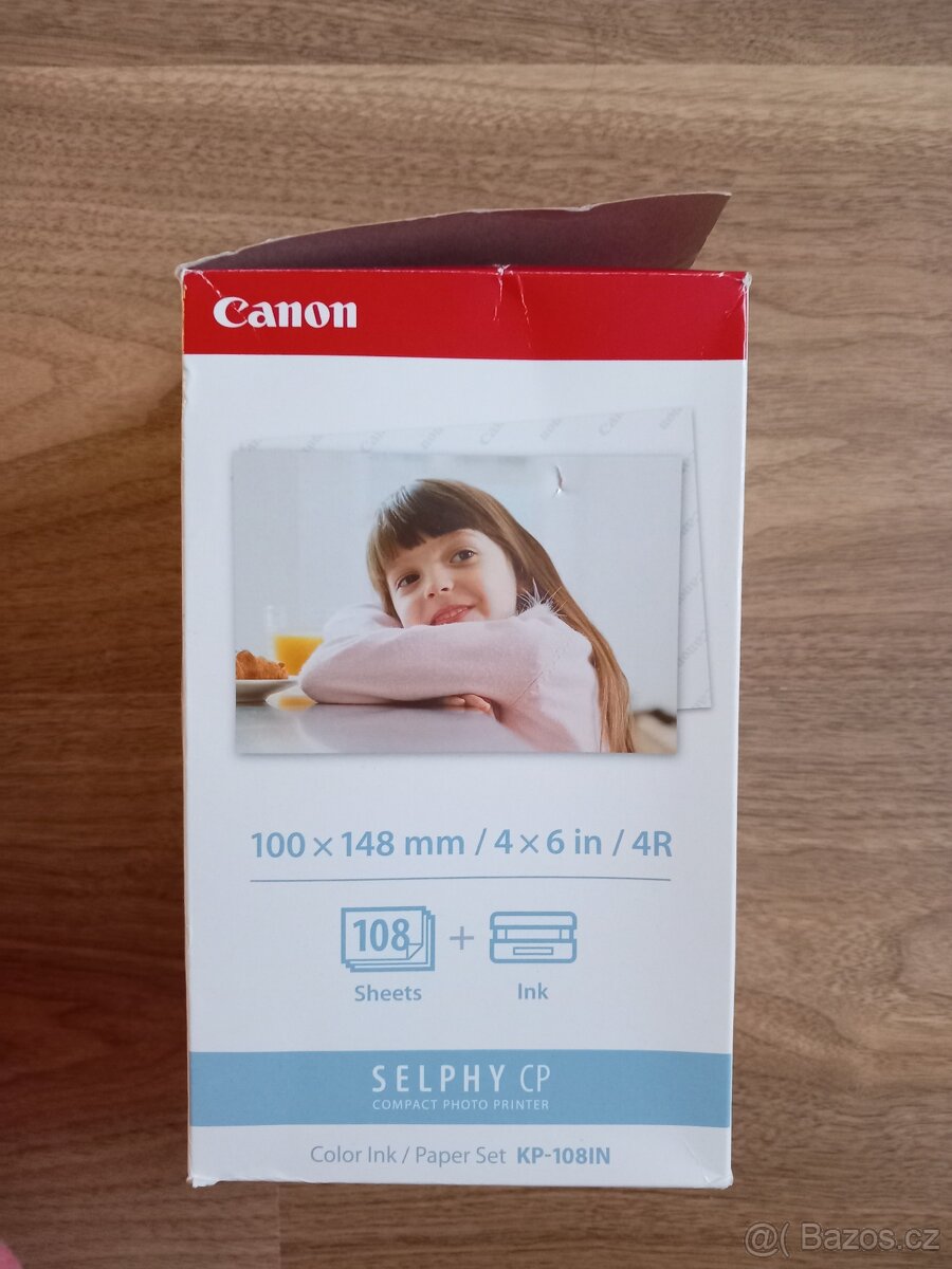 Fotopapír a toner k CP1300 Selphy