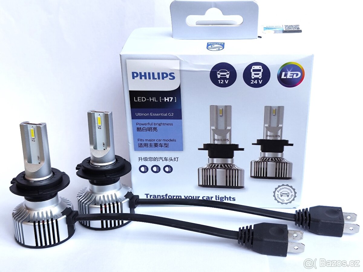 Philips LED H7 12/24v 20w 2 ks Barevná teplota: 6000 Výkon W