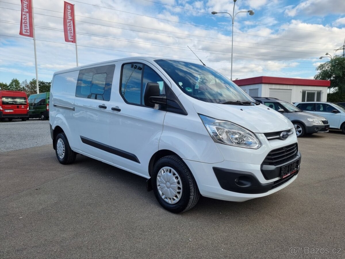 Ford Transit Custom 2.2 TDCI 92kW L2H1 6-MÍST, VYHŘ. SKLO