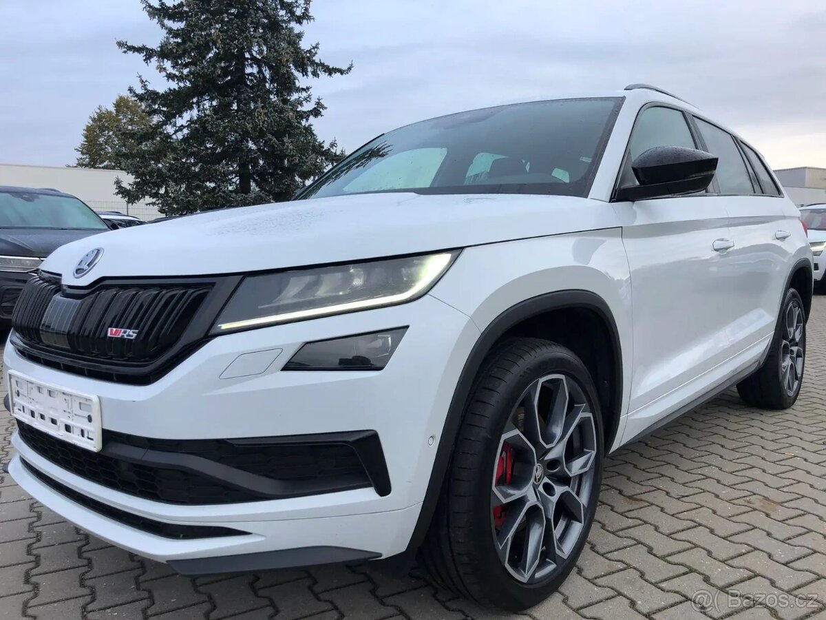 Škoda Kodiaq RS BITDI 176kw 4x4/2020/tažné/360°kam/Kessy/DCC