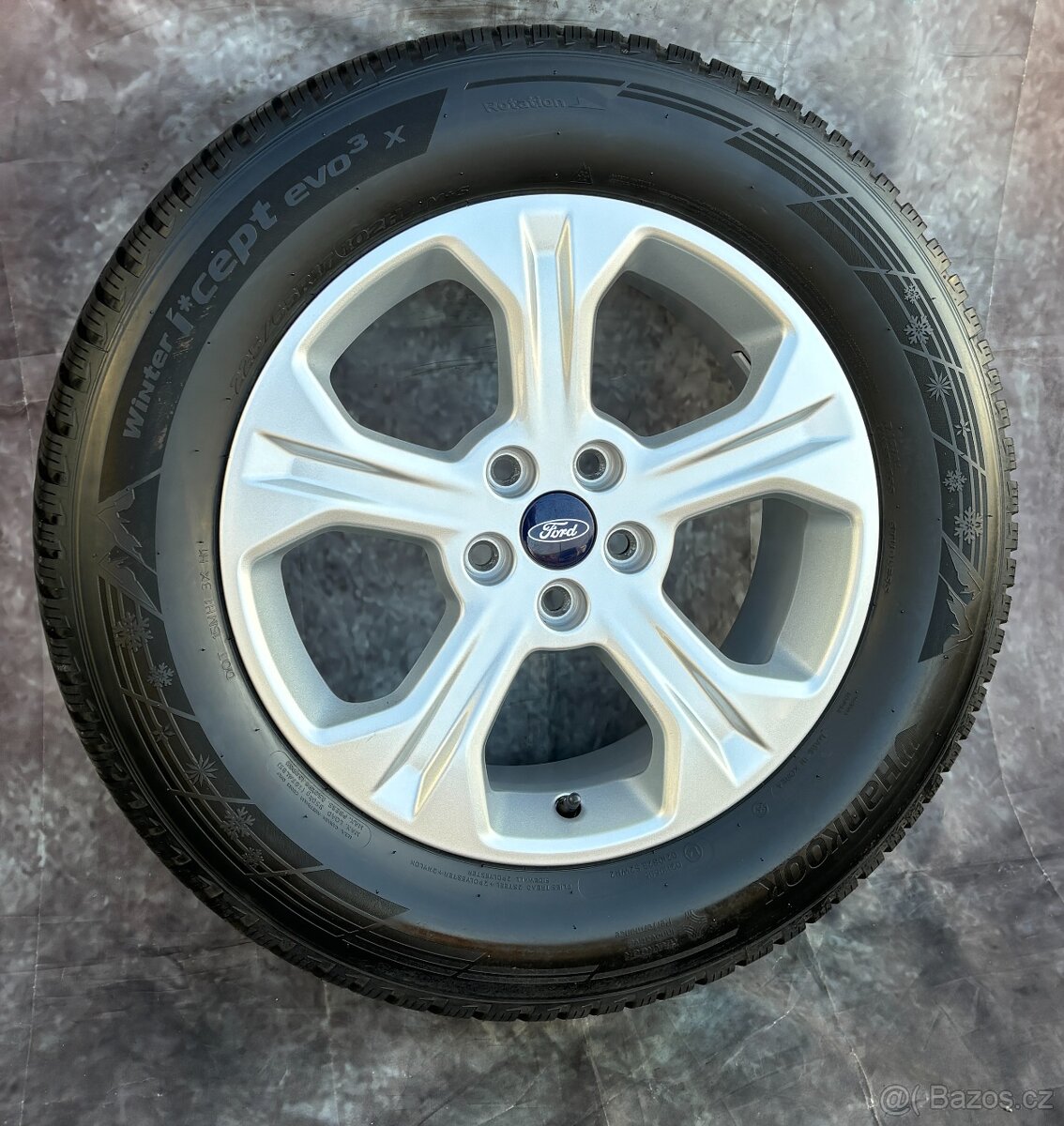 Originální Alu kola 5x108 Ford Kuga 225/65/17 zimní