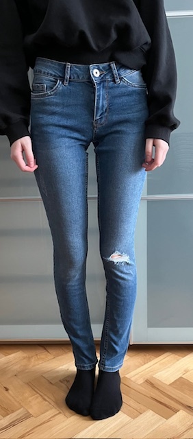 Dámské  rifle, skinny, Orsey, vel. 34, XS