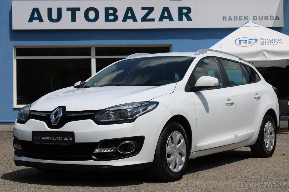 RENAULT MÉGANE 1,5 DCI NOVÉ V ČR,TEMPOMAT,2014