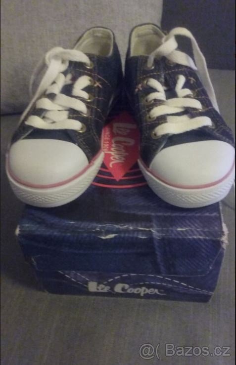 Nove Lee Cooper tenisky riflové nádherné 29