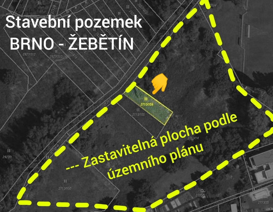 Investiční pozemek Brno - Žebětín