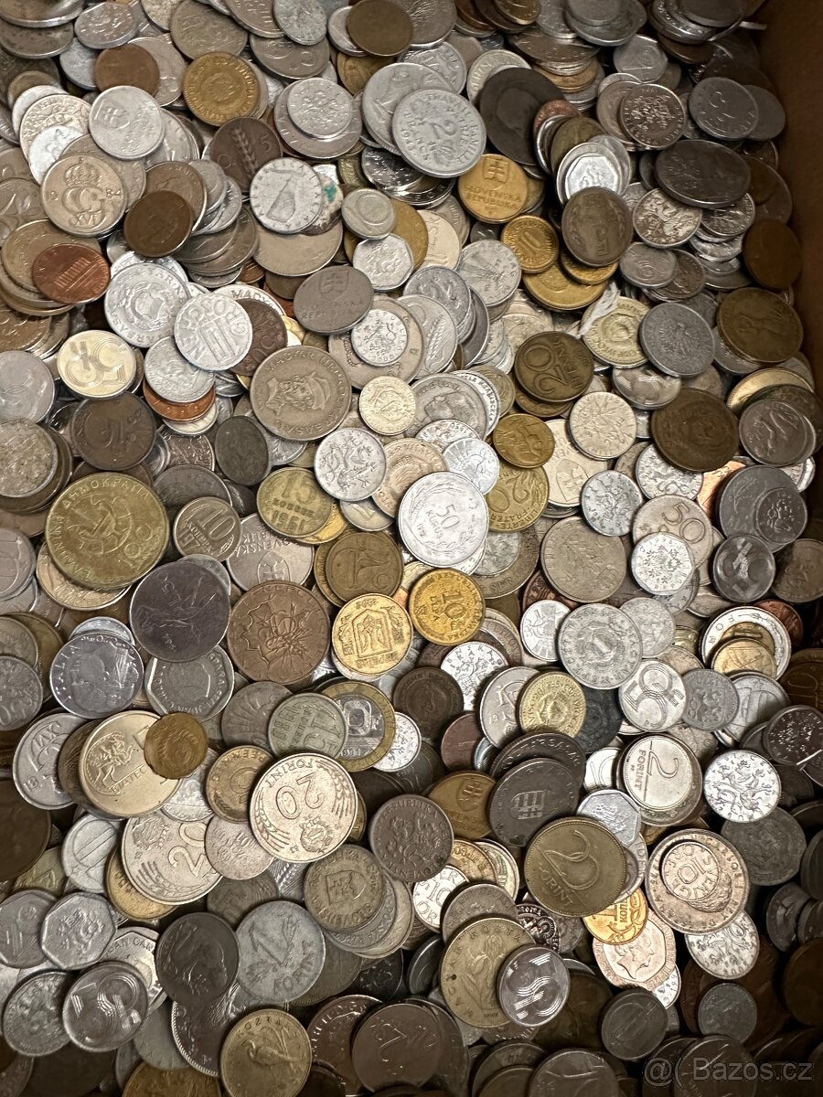 Velké množství mincí