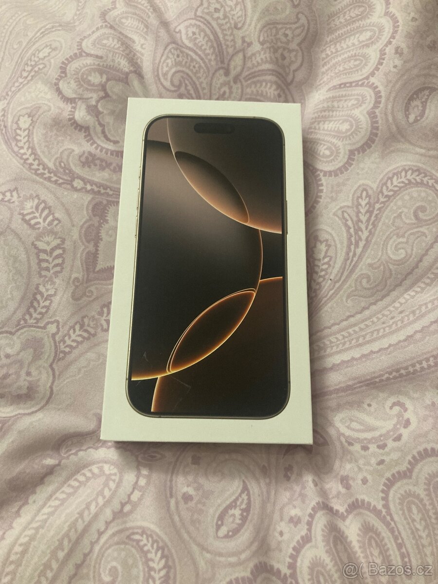 iPhone 16 Pro 128Gb pouštní nebo white titan. Úplně novy