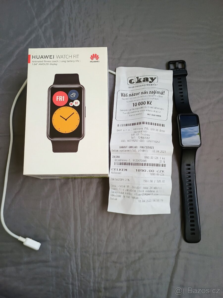 Huawei Watch Fit Chytrý fitness náramek GPS