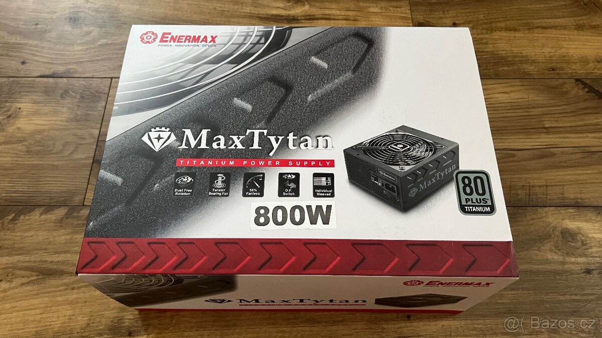 Zdroj PSU Enermax MaxTytan - 800W 80Plus Titanium - jak nový