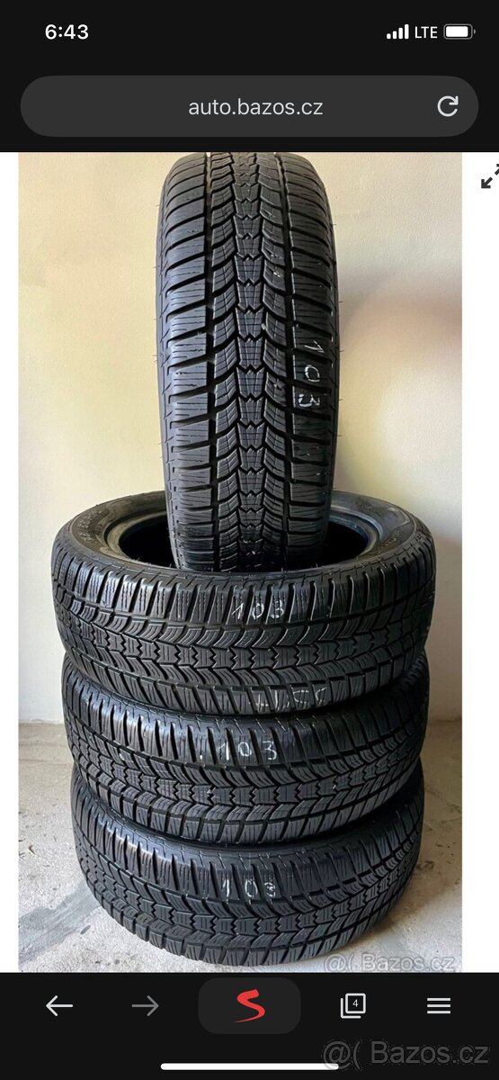 Zimni Pneumatiky Sava 195 /55 r 16