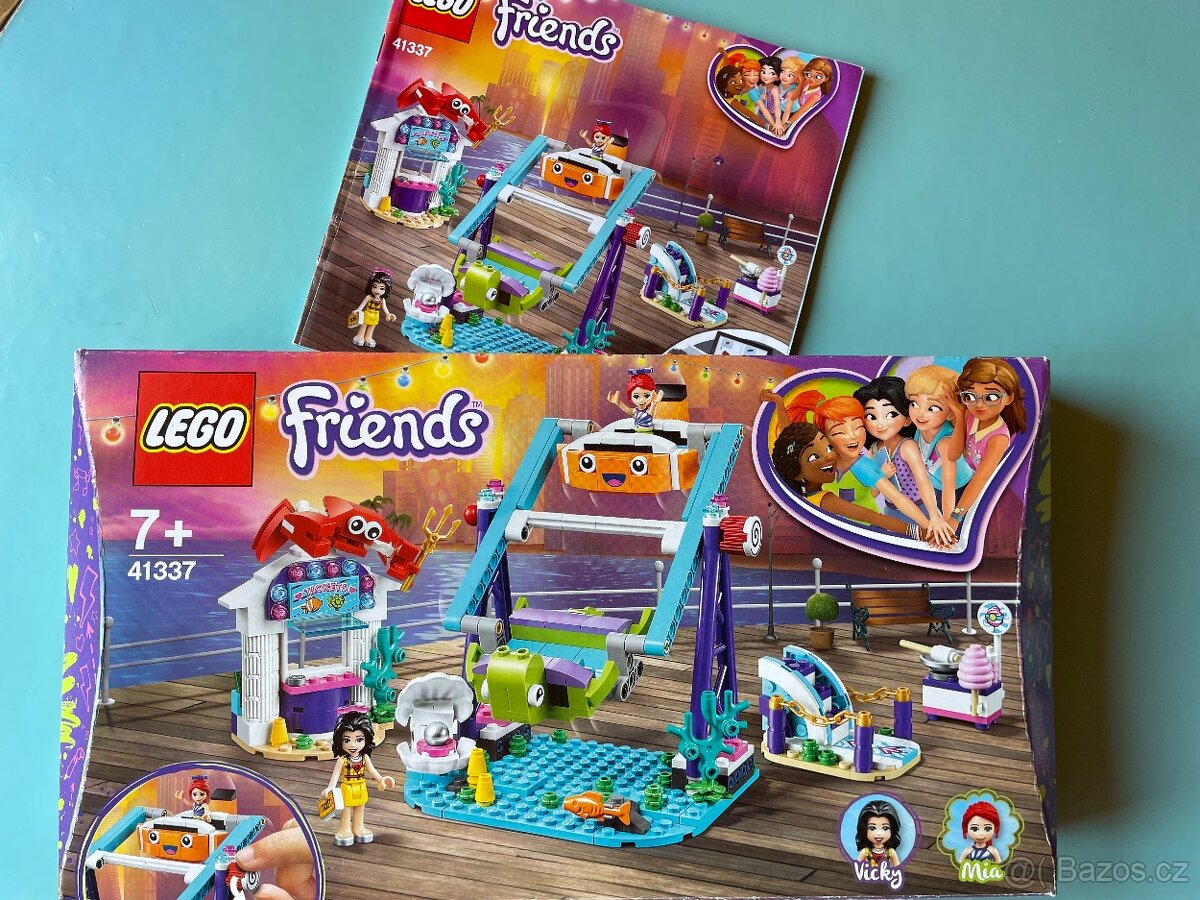 LEGO Friends 41337 - Vicky a Mia a podmořský kolotoč