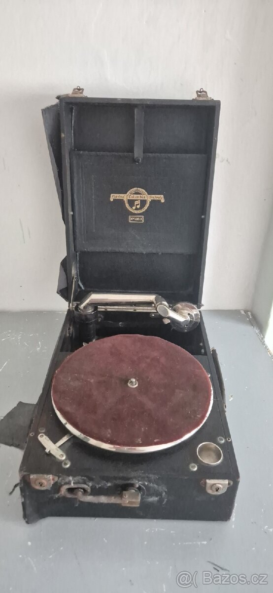 Starožitný gramofon Columbia Graphophone Company London