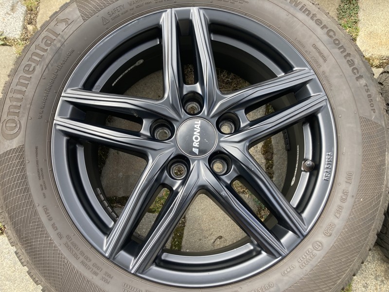 Alu kola RONAL pro OCTAVIA 4 16" 5x112 zimní CONTI 205/60R16