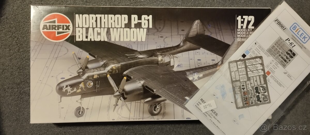 P-61 Black Widow 1/72 + lepty